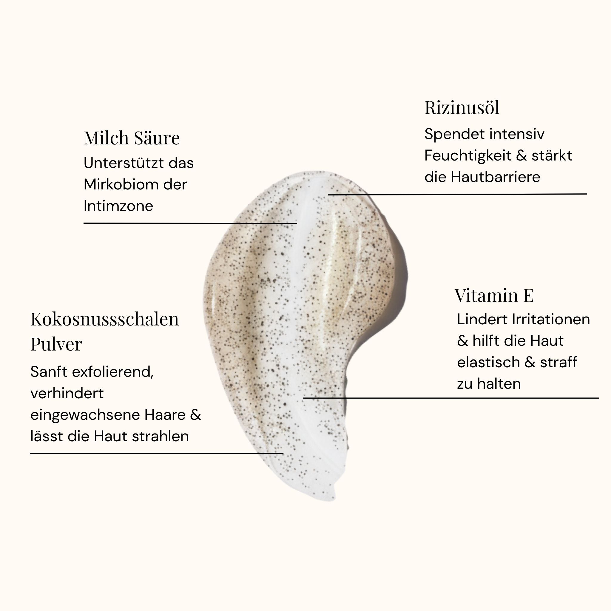 Sanftes Intimpeeling | Kokosnuss